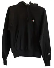 Champion Men XS Pullover Hoodie Black Reverse Weave NEWHeavyweight