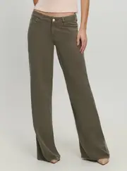 GUESS Women's Eco Brown Sexy Palazzo Pant Size: 29