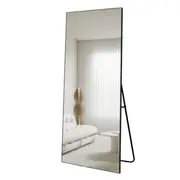 Best World 120cm x 220cm Black Rectangular Timeless Mirror