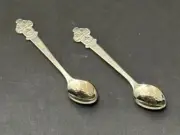 2 Rolex Lucerne Switzerland Collector Spoons 4-3/8" New in Plastic Sleeves