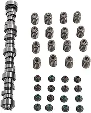 LS Truck Cam Kit, Truck Camshaft BTR31824100, Stage 3 V2 Valve Spring Seals Set for 99‑13 Truck and SUVs with 4.8 5.3 6.0L Engines, 218/224, 553in Lift, 110LSA, 3 Bolt Pattern