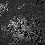 VEELIKE Black Wallpaper Peel and Stick Matte Textured Flower Wallpaper for Bedroom Bathroom Living Room 15.7''x118'' Black Contact Paper for Cabinets Drawers Self Adhesive Removable Vinyl Wall Paper