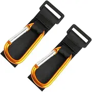 KAILIKETIY 2Pcs Stroller Hooks Non Slip Clips for Organizing Bags Keys Convenient Stroller Accessory for Shopping Parenting Durable Design