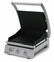 Roband Grill Station 6 slice, smooth non stick plates - Commercial Sandwich Presses (RB-GSA610ST) - GSA610ST-RB