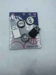 NBA Brooklyn Nets Basketball Team For Crocs JIBBITZ Charms - 5 PACK
