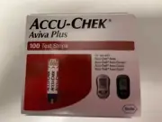 ACCU-CHEK Aviva Plus 100 test strips Exp 12/31/25 $85