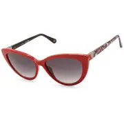 Guess Shiny Red/Smoke Gradient Women's Fashion Sunglasses GU5211 66B