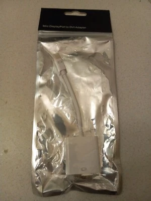 NEW - Belkin F2CD051B Adapter, Mini Display Port Male to DVI Female - White