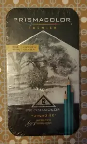 12 drawing sketching pencils in tin. Prismacolor brand. New, Factory sealed.