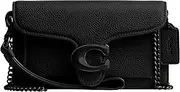 [Coach] Polished Pebble Tabby Wristlet - Black