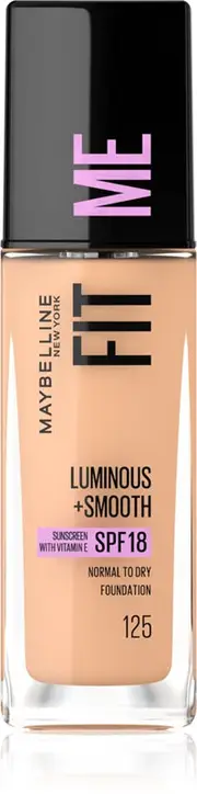 [Maybelline] Fit Me Luminous + Smooth illuminating makeup SPF 18 (Foundation) 30 ml - Shade: 125 Nude Beige