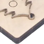 Leather Cutting Die Christmas Tree Alloy Steel And Birch Wood Punch Cutter