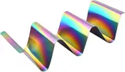 UTHCLO Stainless Steel Taco Holder Stand Portable Taco Rack for Burritos Tortillas and Pancakes Compact Design for Safe for Home Hotel Use