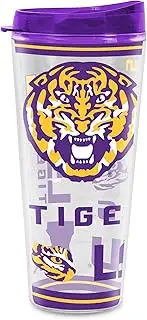Rico Industries NCAA LSU Tigers 22 oz Double Walled Insulated Tritan Mayhem Tumbler Cup Keeps Drinks Cold & Hot, USA Made