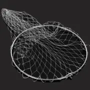 Fishing Nets Fishing Tackle Collapsible Rhombus Mesh Hole Depth Folding Dip Net