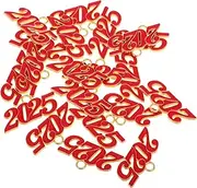 [DEARMAMY] Pendant Bracelet Charms Hat Charms New Years Eve Charm Charms for Graduation Charms for Keychain Making Charms for Jewelry Making Charms for Necklaces Red Zinc Alloy