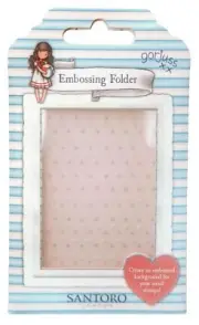 Studio Light Gorjuss Essentials Embossing Folder-Nr. 19, Dots 5A0023LP-1G6M4