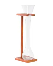 Bey-Berk Half Yard of Ale Glass with Wooden Stand 24oz.