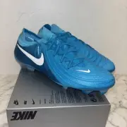 Nike Phantom GX 2 Elite FG Blue Fury/White FJ2559-400 Men's Soccer Cleats Sz 9.5
