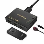 Simplecom Ultra Hd 3 Way Hdmi Switch 3 In 1 Out Splitter 4K@60Hz