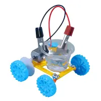 在飛比找蝦皮購物優惠-國王玩具 科技小製作 鹽水動力車 鹽水發電 鎂片 碳片 鹽水