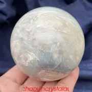1.05LB Natural amazonite ball quartz crystal sphere 70mm reiki healing XQ915