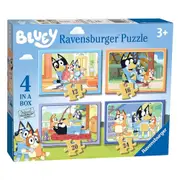 Ravensburger Bluey Lets Do This 4 In A Box Jigsaw Puzzles