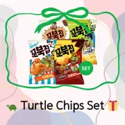 Turtle Chips Set | Kkobuk chip | Costco Snack | Korean Snacks