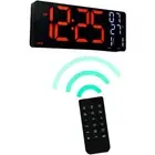Functional 39CM Digital Alarm Clock Featuring Date Time and Temperature Display