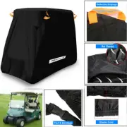 2 Seater Golf Cart Cover Buggy Waterproof Sunproof For EZ GO/Club Car/Yamaha
