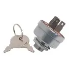 Lawn Mower Ignition Starter Switch and Key Pair Compatible with Multiple Models
