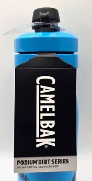 Podium Dirt Series Water Drinks Hydration Bottle 620ml Blue/Orange - Camelbak