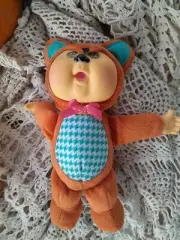 Cabbage Patch Kids 9" Sammy Sloth Cutie Baby Doll 2017 Brown Turquoise Outfit