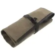 POCKET CANVAS TOOL ROLL UP SPANNER WRENCH TOOL STORAGE BAG FOLD POUCH CASE New