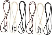 [LALAFINA] 6Pcs Flexible Glasses Lanyards for Men and Women Decorative Eyeglass Holder Straps Lightweight and Portable for Outdoor Sports and Daily Use