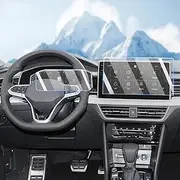 LQUNGE Screen Protector console Navigation LCD screene TPU film Scratch，For Volkswagen Tiguan 2023