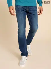 White Stuff Light blue Eastwood Straight Jeans (K81884) | $127