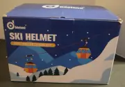 Odoland Kids Size XS Ski Helmet with Ski Goggles - Space Themed - NEW IOB