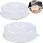 2PCS Microwave Cover for Food,Microwave Ventilated Covers,Food Prevent Splashes