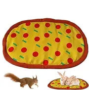 Small Pet Nest Mat - Winter Small Pet Nest Pizza Mat,High Elasticity Indoor Pet Mat for Hamster, Hedgehog, Ferret, Chinchilla, Squirrel