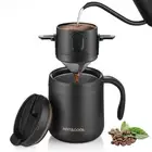 304 Stainless Steel Portable Coffee Filter Drip Coffee Tea Holder Reusable Mug