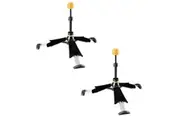 2x Hercules Travlite Musical Instrument Stand Holder Tripod for In'Bell Clarinet