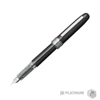 在飛比找PChome24h購物優惠-PLATINUM 白金 Plaisir 金屬珍珠光 鋼筆(黑