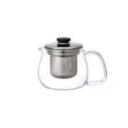Kinto Unitea 500ml/14cm Glass Teapot w/ Stainless Steel Strainer/Lid Set Clear