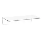Space Saving 12x59 Inch Acrylic Shelf Clear For Wall Mounted Storage for Toys