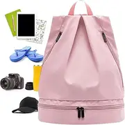 Swimming Backpack - Backpack with Shoe Compartment,Waterproof Swim Bags for Women, Sports Fitness Small Backpack for Swimming, Beach, Gym Matx-au