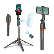 Auto Face Tracking Tripod for iPhone,70" Tall Travel Phone Tripod with Remote...