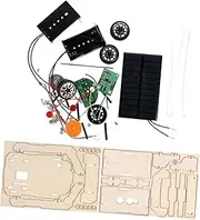 CLISPEED 1 Set Remote Control Solar Energy Powered Car for Plaything for Ages Safe Materials Promotes Skill Development Present