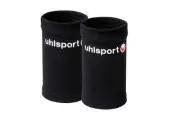 New Uhlsport TIBIA SUPPORT Shinguard Shinpads Sleeves Sleeve BLACK size Senior