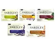Yardley London Soap Bath Bar Bundle - Pack of 10 Bars, Two Of Each